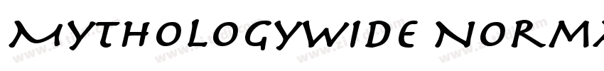 MythologyWide Normal字体转换